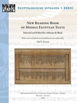 cover image of New Reading Book of Middle Egyptian Texts